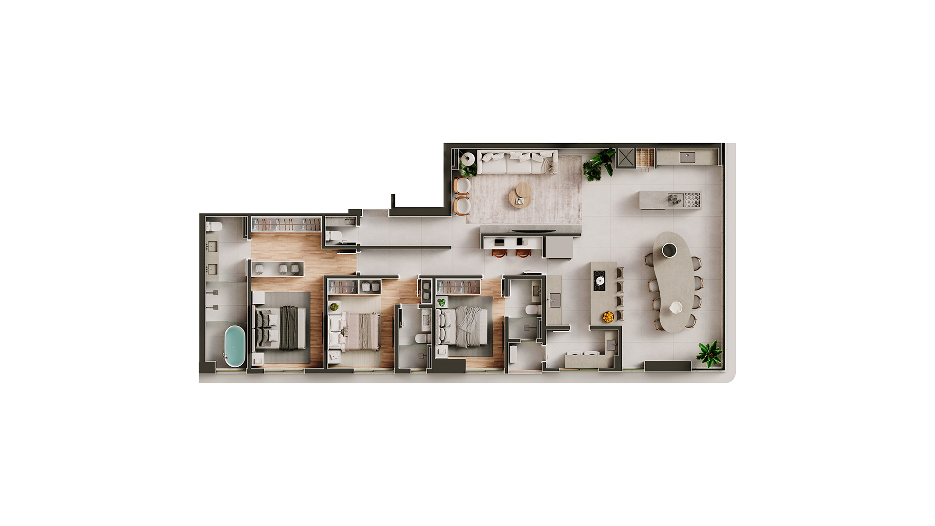 Planta Final 01 — 151 m²